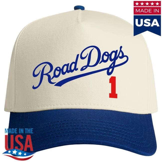 Official Jonas Brothers Store Road Dogs White and Blue Hat JonasBrothers