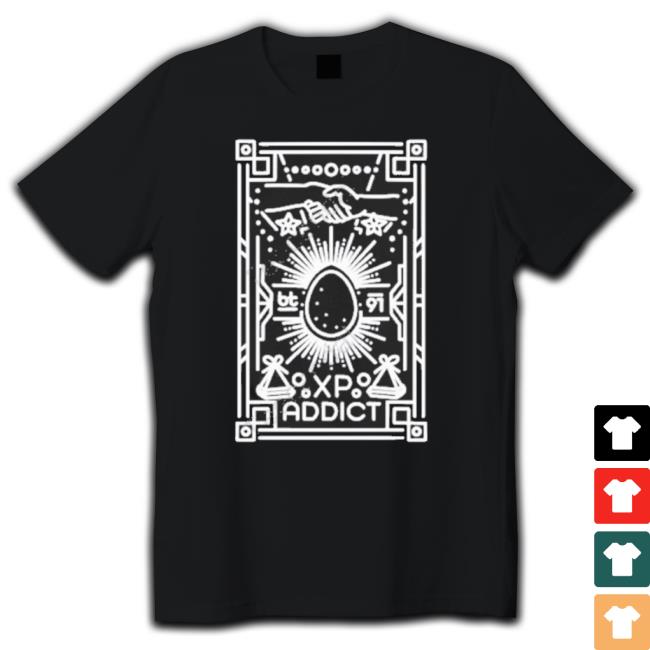 Xp Addict Black Line Art Tee Shirt