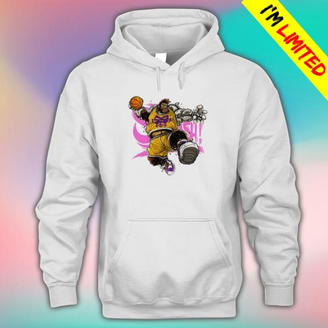 Gorilla Smash Basketball Long Sleeve Shirt Gorilla Smash Basketball Tee