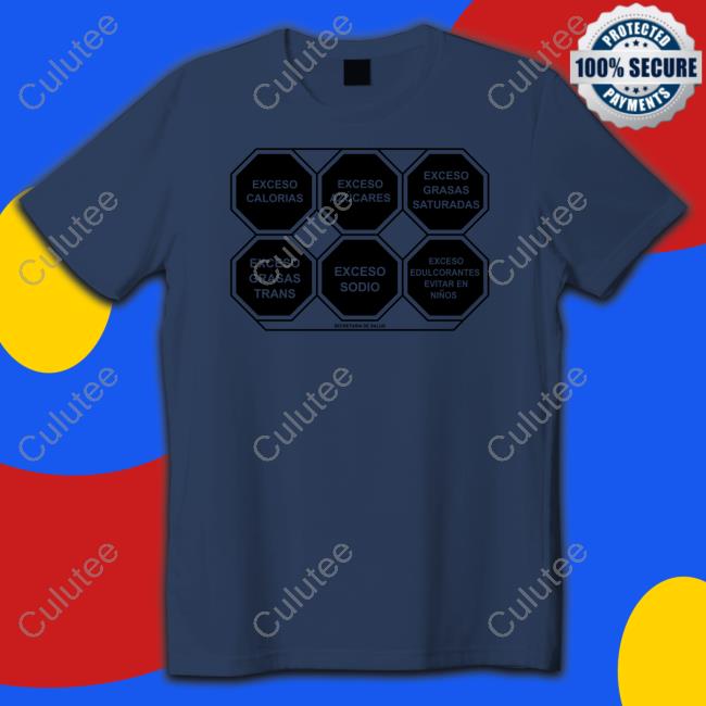 Exceso Calorias Exceso Azucares Exceso Grasas Saturadas Shirt