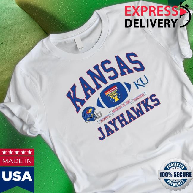 Official Kansas Jayhawks 2022 Bowl helmet Long Sleeve Tee