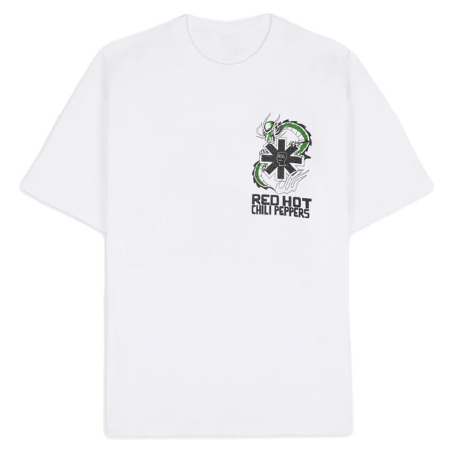 Official Brain Dead Merch Store We Are Brain Dead X Red Hot Chili Peppers Yin Yang Tee - White Brain Dead Apparel Clothing Shop BrainDead