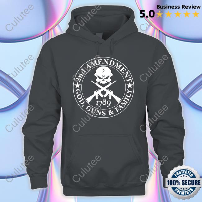 Official 2ND Amendment God Guns Family Hoodie