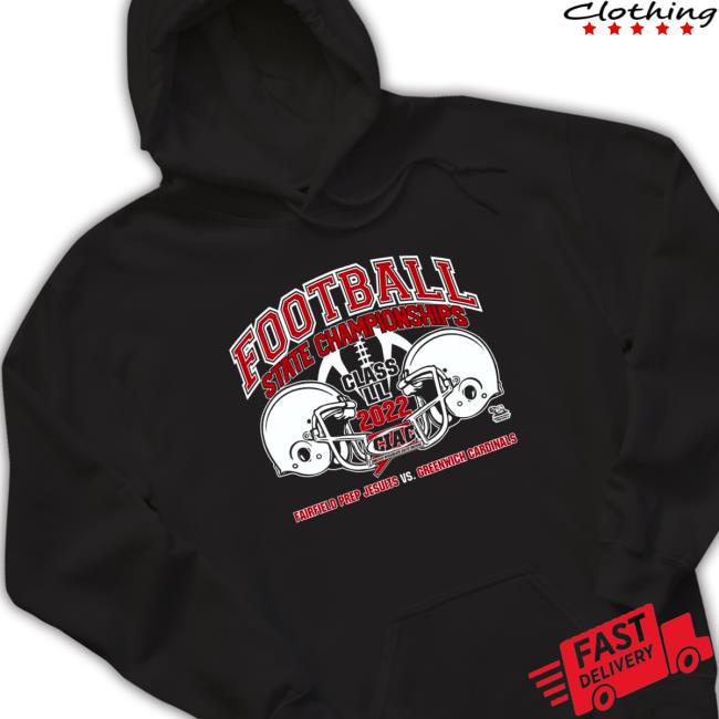 Fairfield Prep Jesuits Vs Greenwich Cardinals Football State Championships Class LL 2022 Tee
