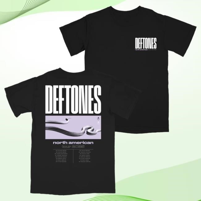 official deftones north america leg 2 tour tees