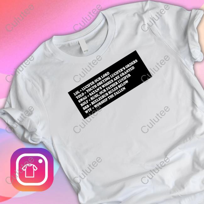 Official Lol Yolo Swag Rofl Brb Wtf Shirt