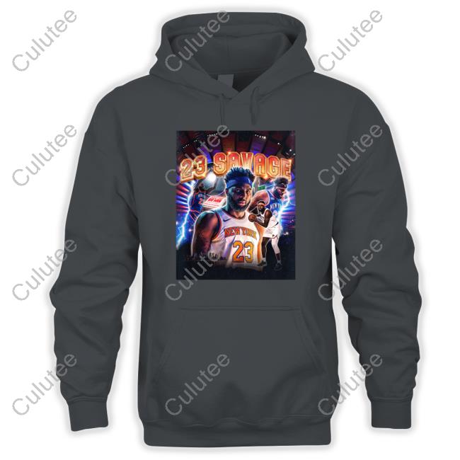 Mitchell Robinson 23 Savage Long Sleeved T Shirt