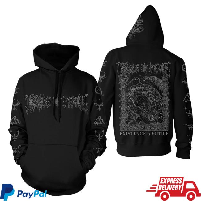 Official Night Shift Merch Indie Merch Store Cradle Of Filth - Existence Hoodies NightShiftMerch IndieMerchStore
