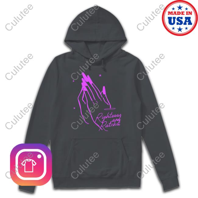 Official Righteous And Ratchet Angel Hands Hoodie