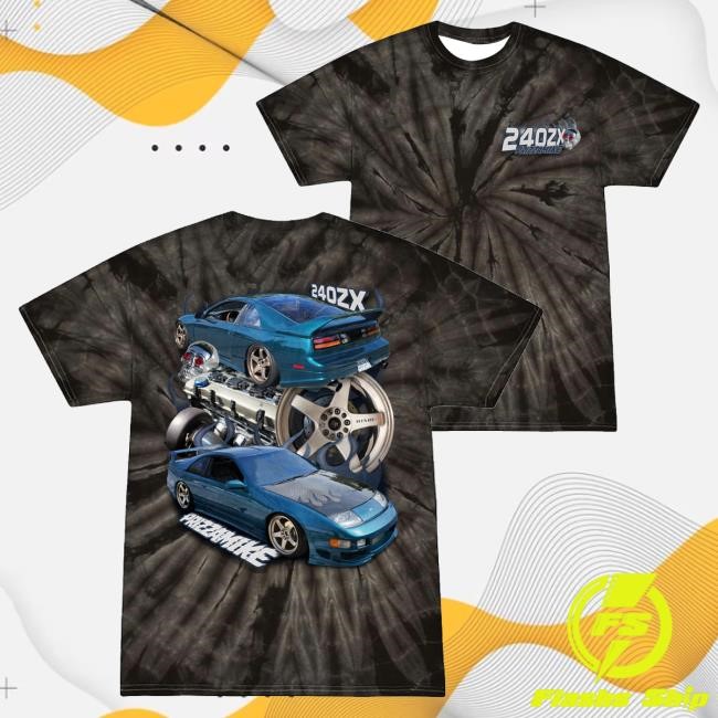 Official Prizzamike Shop Prizzamike 240Zx Spider Black T Shirt