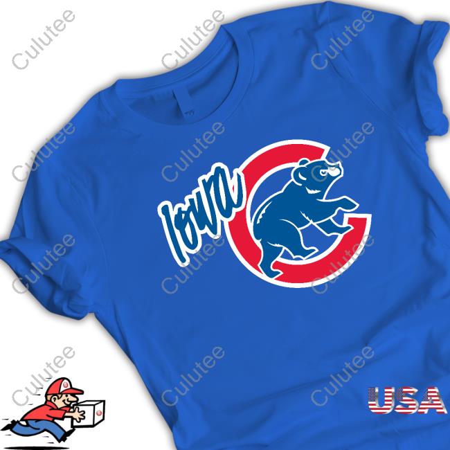 Iowa Cubs Walking Bear T-Shirt