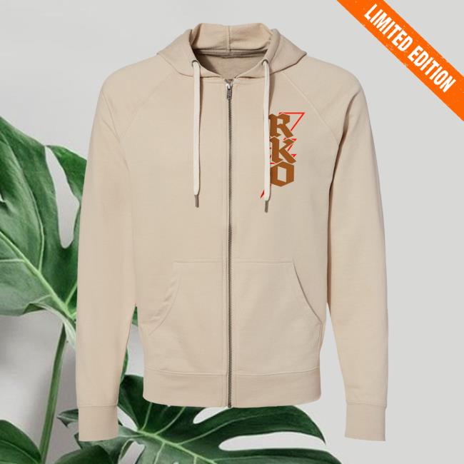 Tan Randy Orton Strike First Viper Bolt Zip Hoodie