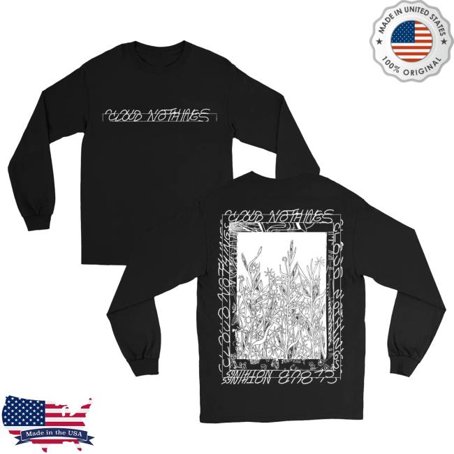 Cloud Nothings Flowers Black - Long Sleeve New Shirt