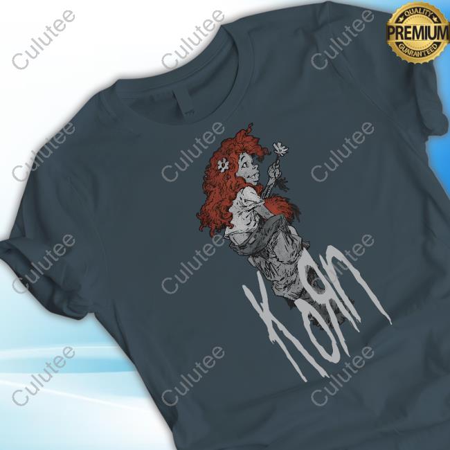 Official Korn Merch Ftl Flower Child T Shirt Kornwebstore