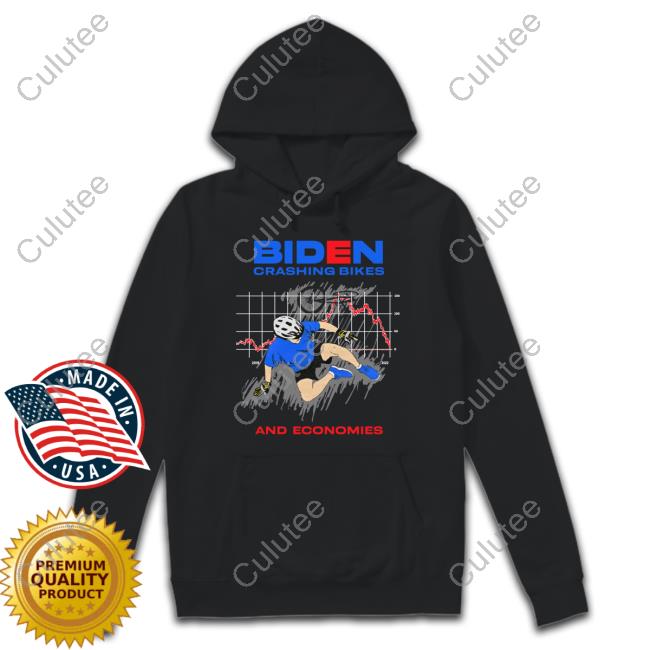 Official Biden Crashing Bikes And Economies Tee