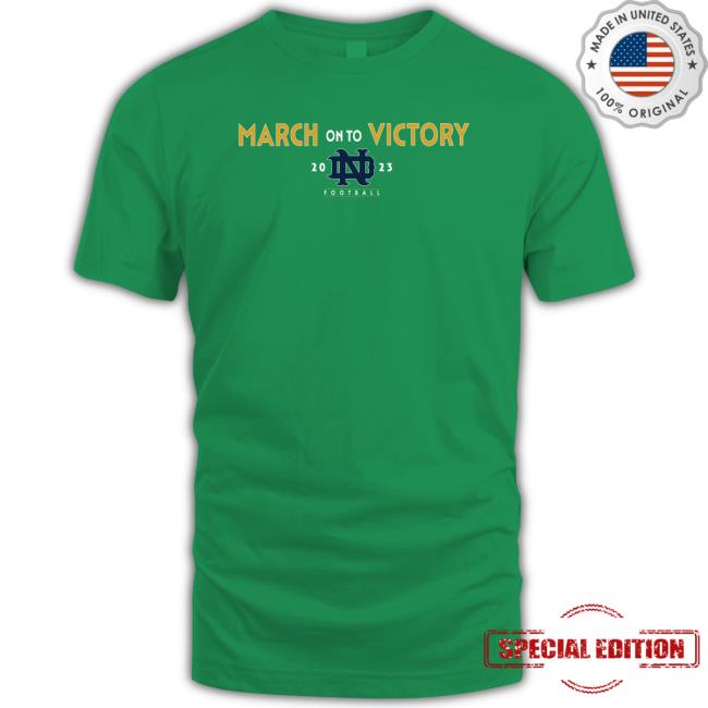Official Men's Colosseum Notre Dame Fighting Irish Green 2023 Sweatshirt
