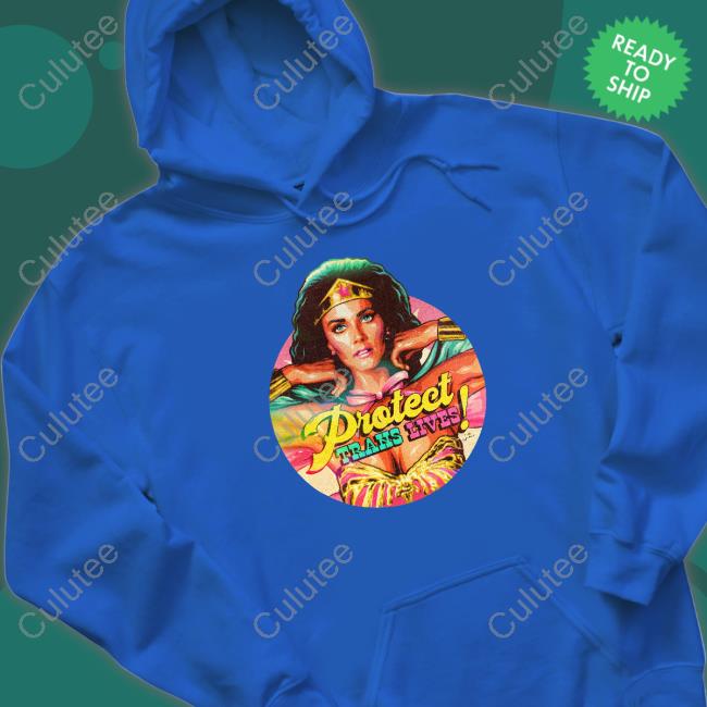 Lynda Carter Protect Trans Lives Long Sleeve T Shirt