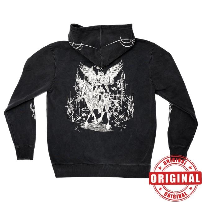 Official Valkyrae Merch Valkyrae Vintage Dagger Hoodies