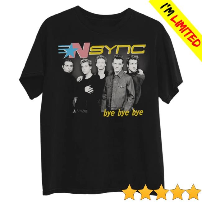 Official Nsync Merch Tour 2000 Dateback Shirts