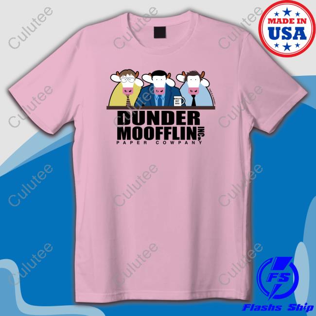 Cows Shop Dunder Moofflin Ing Paper Cowpany Shirts