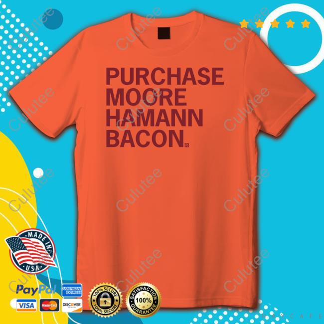 Official Ray Gun Site Purchase Moore Hamann Bacon Tee Shirt
