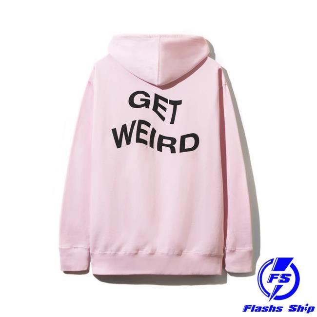 Get Weird Pink Sweatshirt Hoodie – AntiSocialSocialClub