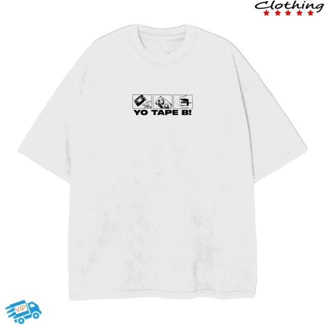 Official Tape B Merch Shop Tape B Tour 2024 White Vintage Shirt Tappe B Clothing Shop Tapebbeats
