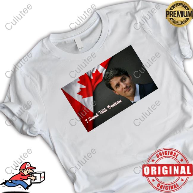 Official Anik1968 Justin Trudeau I Stand With Trudeau Tee Shirt