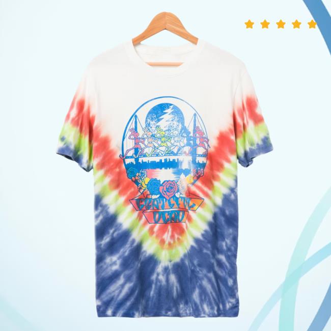 Official Junk Food Apparel Clothing Store Shop Junkfoodclothing Unisex Grateful Dead Summer Tour Vintage Tie Dye Tshirt