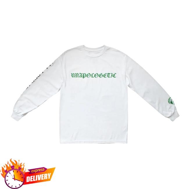 Official Rihanna Merch Store Unapologetic Long Sleeve Shirt