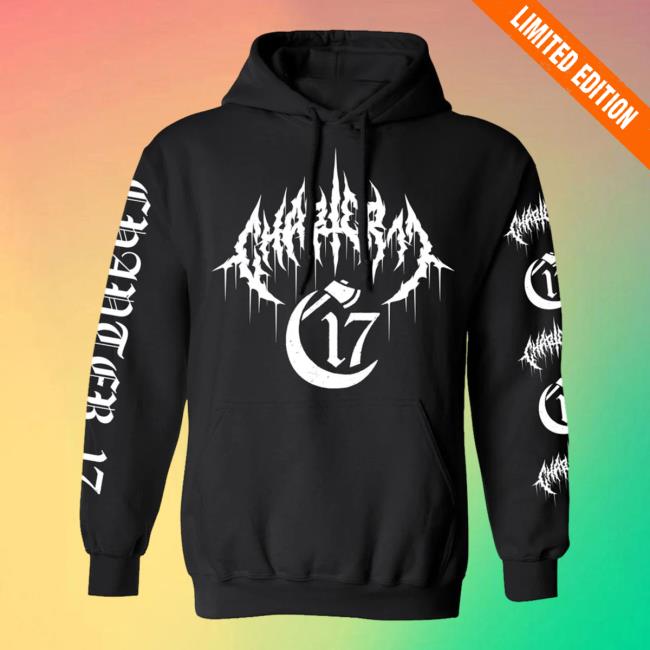 Official Chapter 17 Records Ouija Macc Merch Shop Ouija Macc Chapter 17 - Metal Drip - Pullover Sweatshirt - Black