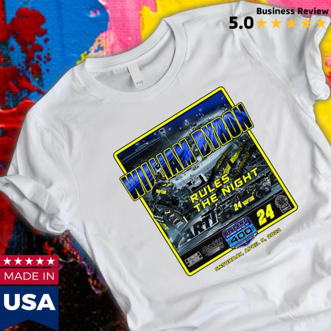 William Byron checkered flag white 2022 blue-emu maximum pain relief 400 race winner top art Sweatshirt