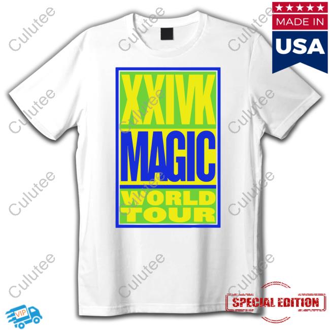 Brasil Bruno Mars XXIVK Magic World Tour Tee Shirt