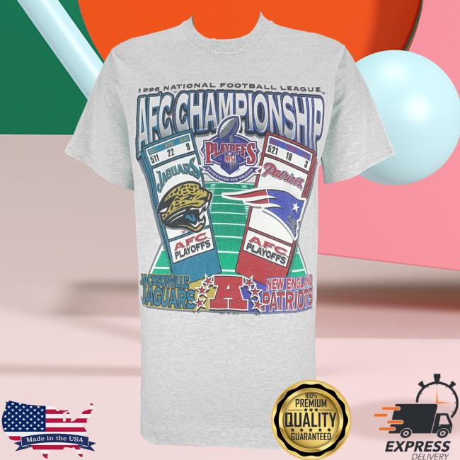 Official Vintage Club Clothing (Pro Player) - Jacksonville Jaguars Vs Patriots Playoffs Matchups Popover Shirt 1997 Medium
