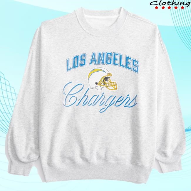 Official Abercrombie And Fitch Apparel Los Angeles Chargers Graphic Vintage Sunday Sweatshirt NFL by Abercrombie