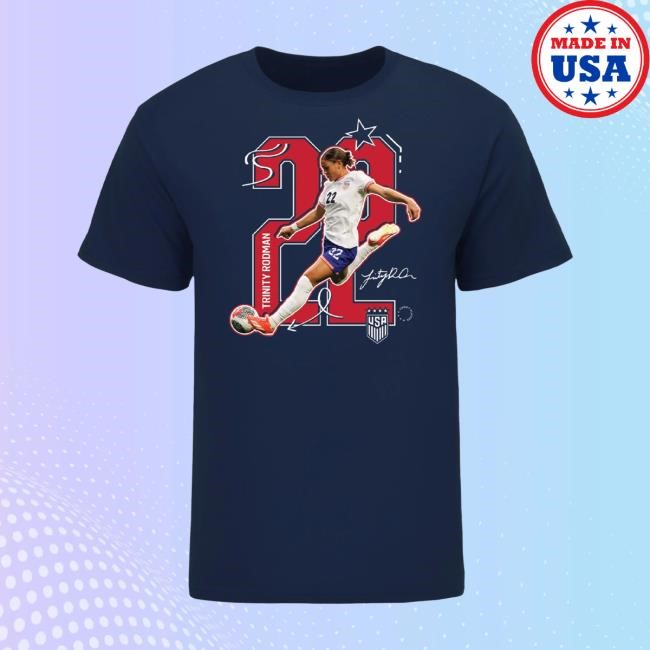 USWNT Trinity Rodman Navy Shirt