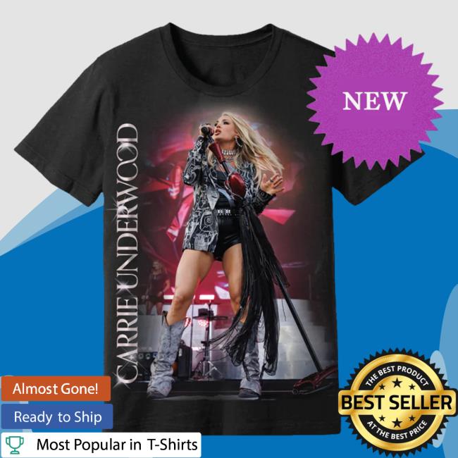 Official Carrie Underwood Merch Store Carrie Underwood Live Performance Photo Shirt 2024 Carrie Underwood Clothing Shop