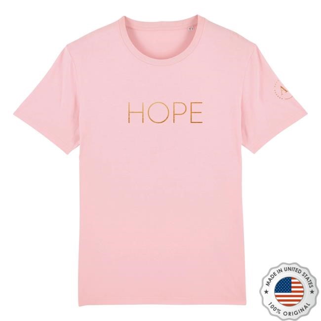Official Andrea Bocelli Merch Store Apparel Hope Shirt 2024 (Pink)