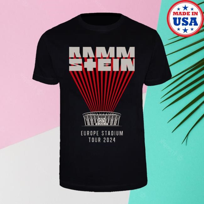 Rammstein Official Merch Store "Europe Stadium Tour 2024" 2024 Shirt Rammstein Clothing Shop Rammstein Apparel