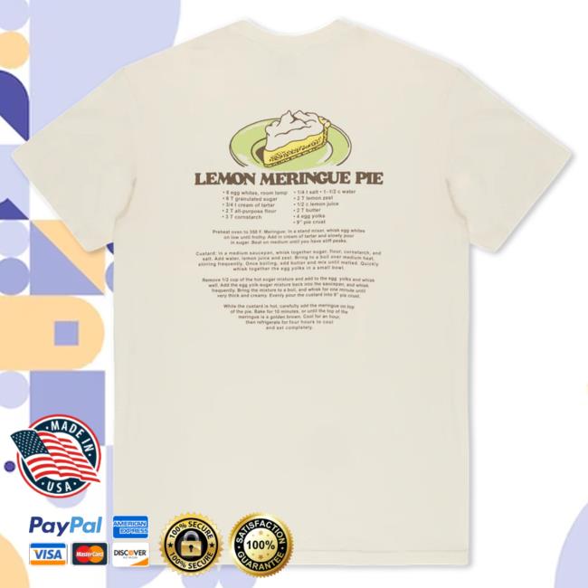 Official Old Time Hawkey Merch Lemon Meringue Pie T-Shirt