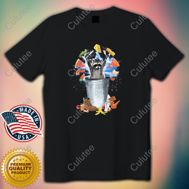 Trash Racoon Graphic Shirt 2024