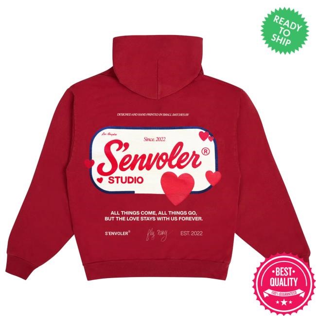 Official Senvoler Store Shop Senvoler Studio Forever Hood - Red