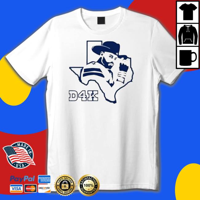 Dak Prescott D4k Dak Prescott Dallas Cowboys Texas Shirt 2022