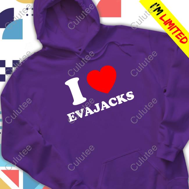 Official I Love Evajacks Tee Shirt