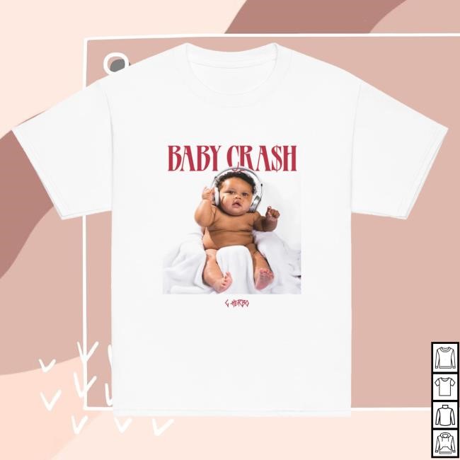 Official G Herbo Merch Baby Cra$h Youth T Shirt (Limited)