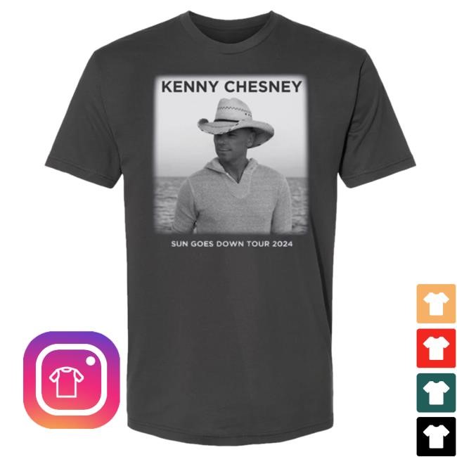 Sun Goes Down Tour Graphite New T-Shirt – Kenny Chesney
