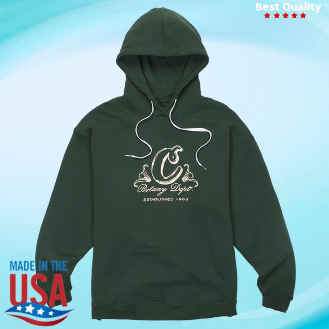 Official Cookies Merch Store Spring 2 Botany Dept Hooded Sweatshirt Apparel Clothing Shop Cookiessf