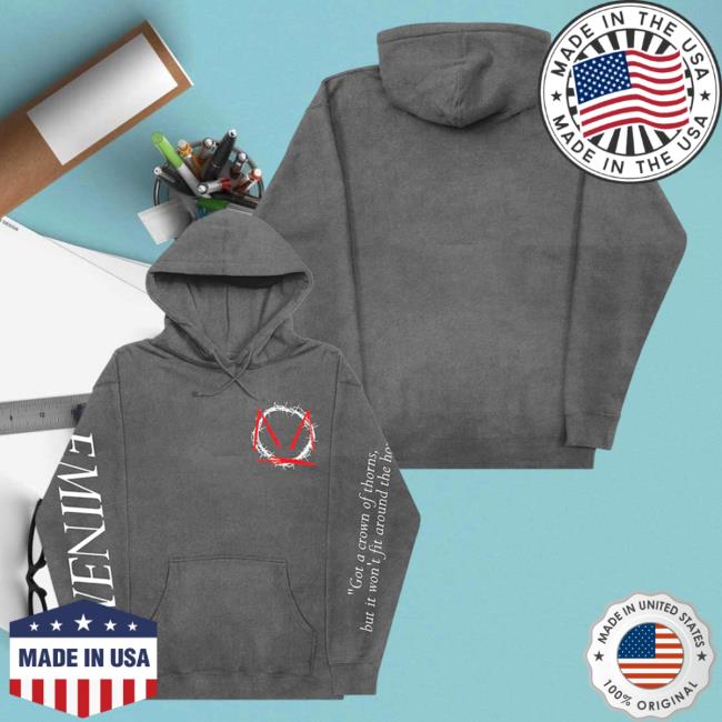 Eminem Slim Shady Clothing Shop Store Slim Shady Mtbmb Music To Be Murdered By Lyric Pull Over Hoodie SlimShady Merch