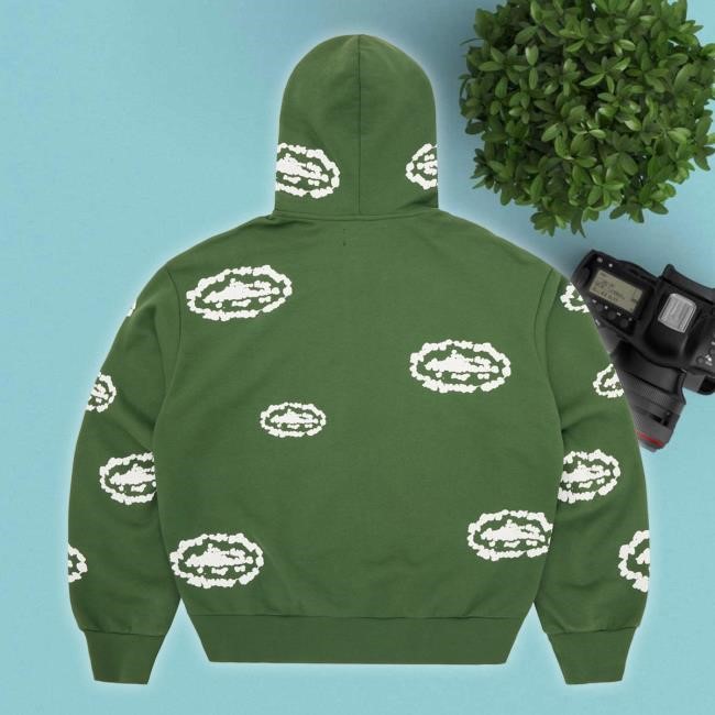 Crtz Island Wreath Zip Hoodies [Green] | Corteiz Rules The World