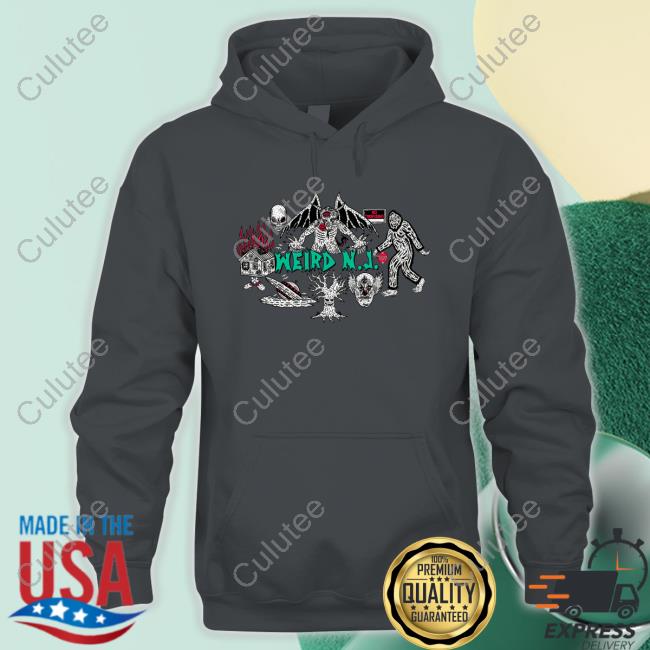 Official Weird NJ Pullover Long Sleeve Tee Shirt